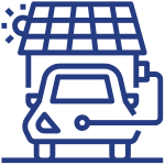Solar Powered Inverter EV Charging System (Levels 1 and 2)