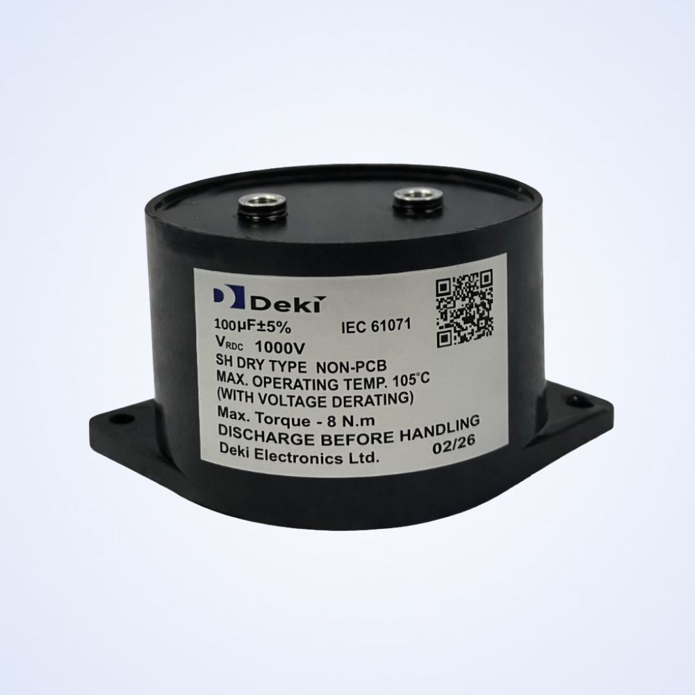 Metallized Polypropylene DC Link Capacitor - Round Plastic Can (Female)