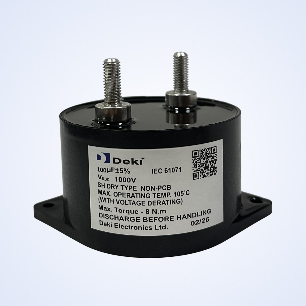 Metallized Polypropylene DC Link Capacitor - Round Plastic Can (Male)